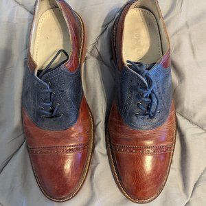 Cole Haan - Mens Fashion Dress shoes - Blue / Brown - Size 8M